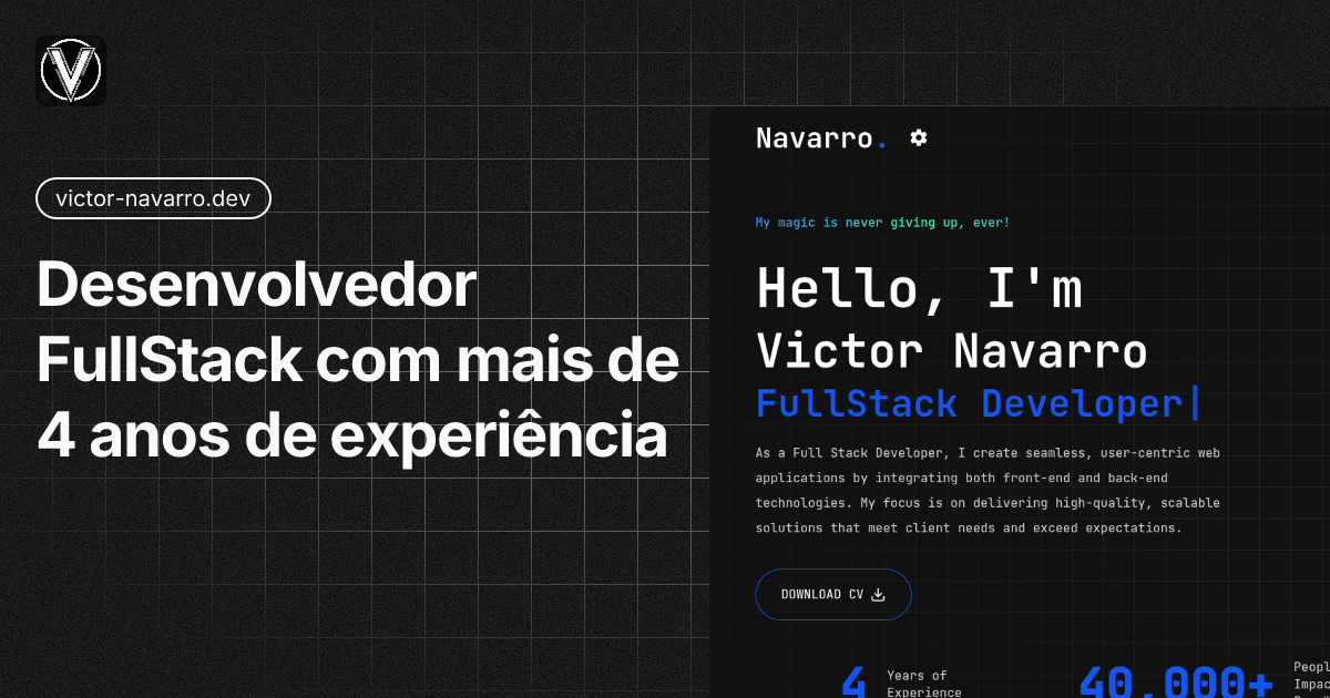Victor Navarro | Full Stack Developer & Software Engineer